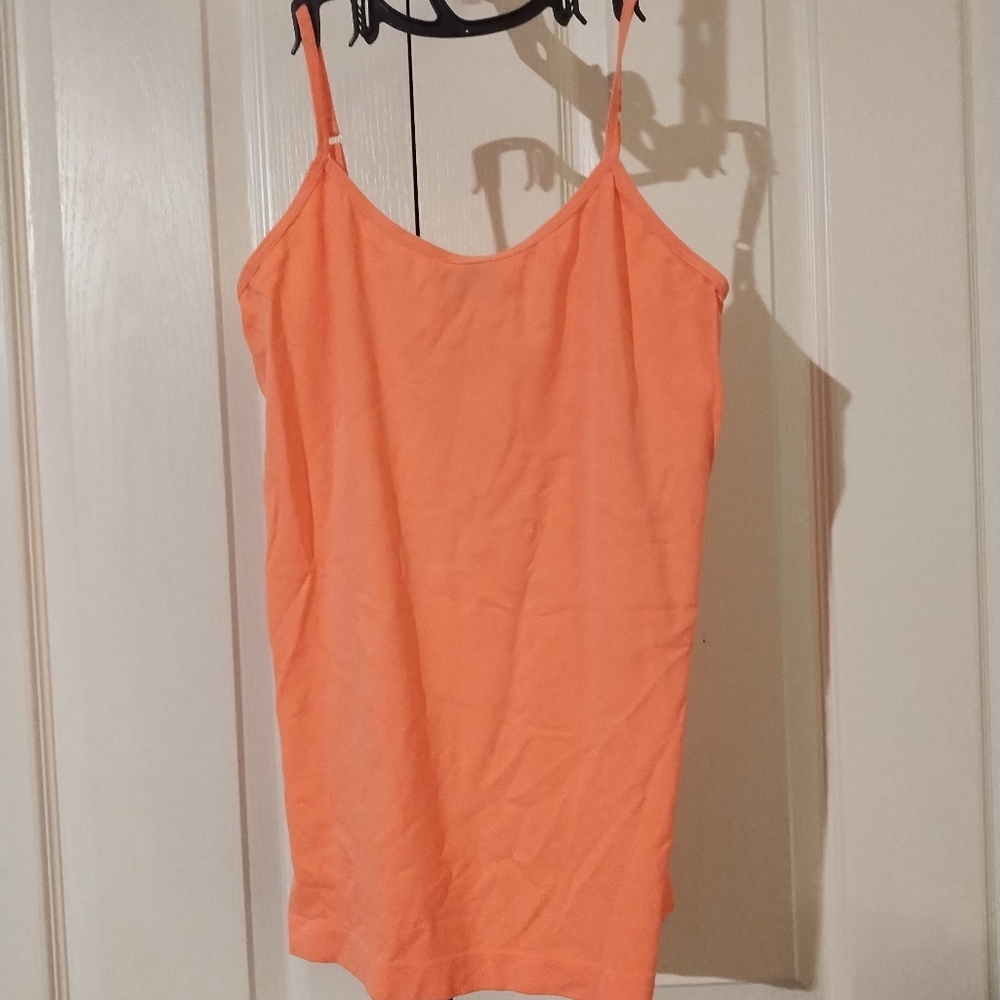 Energie Neon Orange Athletic Tank Top